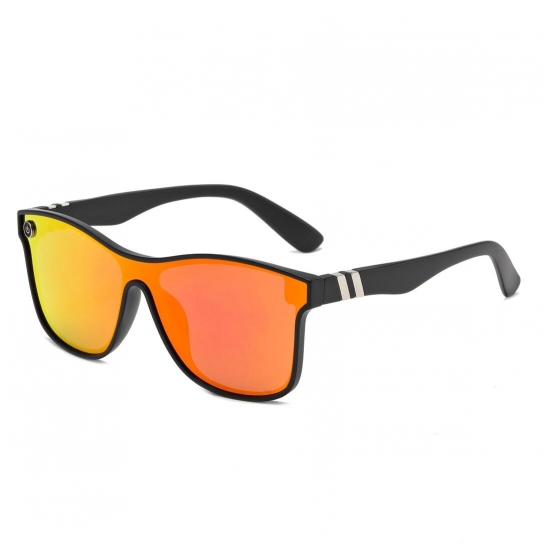 Męskie Okulary przeciwsłoneczne pełne MAXAIR z filtrem UV400 Black/Red ST-MAX2E